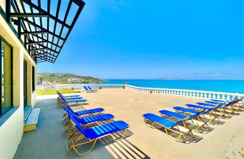 Agios Stefanos Avliotes Villa | Beachfront Villa Bellevue by DadoVillas