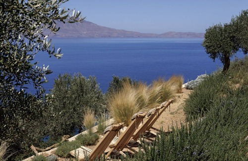 Kolymbari Villa | Beachfront Villa Myrelia, Divine Sea Views, Private Infinity Pool, Furnished.