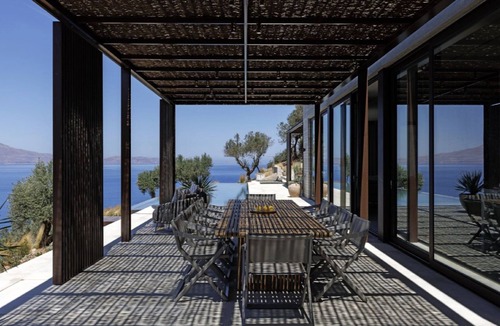 Kolymbari Villa | Beachfront Villa Myrelia, Divine Sea Views, Private Infinity Pool, Furnished.