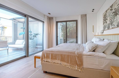 Gumbet Resort | Beachfront Villa with Hotel Amenities Inside a 5-Star Resort
