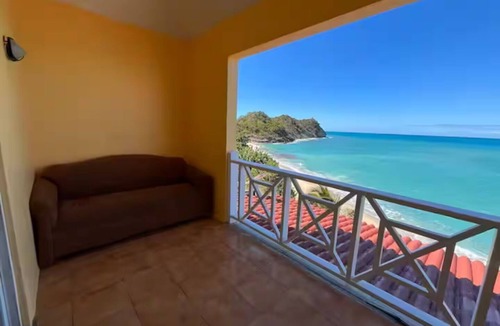 St. John's Villa | Beachfront Villa with Ocean sounds and views, 1 bedroom & AC, WiFi in Antigua