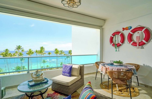 Villas Del Mar Apartment | Beachfront w/View Luxury Smart TV Gym