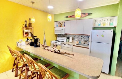 Estate Golden Rock Condo | Beachside Bliss: View paradise from your balcony! 2 Bedroom/2 Baths/2 Balconies!