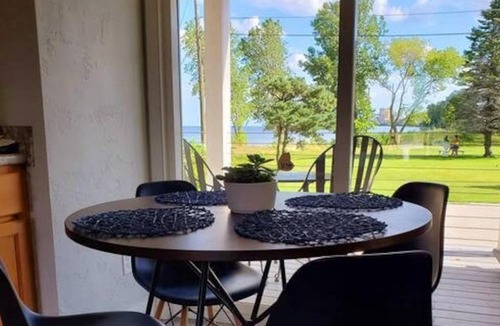 Sheboygan Apartment | Beachside Condo Downtown with Lake Michigan Views