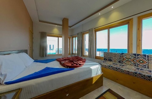 Dahab Villa | Beachside Villa with private rooftop seating area overlooking the sea