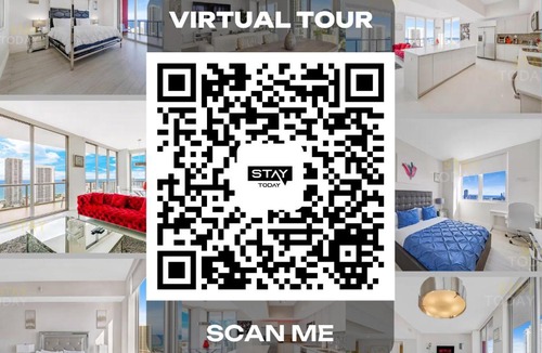 Hallandale Beach Apartment | BeachWalk Resort PH - DREAM-SKY MANSION 3DBR and 3BA LUXURY PENTHOUSE - 25 min to FIFA!