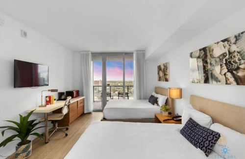 Hallandale Beach Hotel | Beachwalk Studio Amazing View Pininfarina Design
