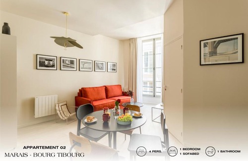 Saint-Gervais Apartment | Beauquartier - Marais Bourg Tibourg