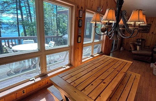 Eagle River Cabin | Beautiful 3 bed/2bath updated cabin w sandy swimmable frontage & great fishing.