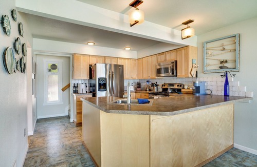 Belfair House | Beautiful Beach Front Home on Hood Canal With Water and Mountain Views.
