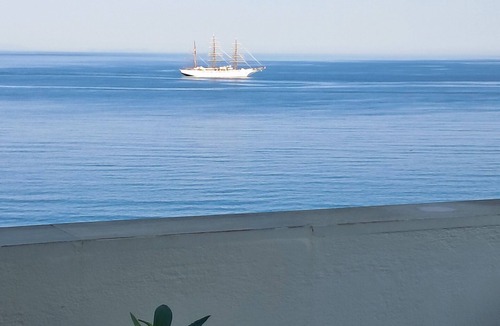 Sarande Apartment | Beautiful beachfront apartment on the beach with sea views and 2 balconies