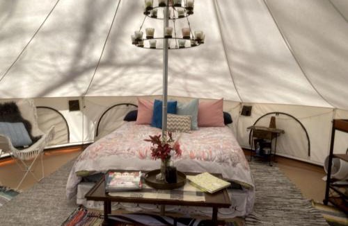 Excelsior Springs Other | Beautiful Bell Tent Rental near Kansas City for Glamping in Missouri