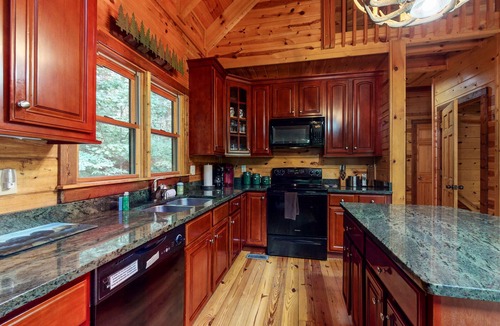Cashes Valley Cabin | Beautiful Blue Ridge escape w/a game room, private hot tub, & furnished decks