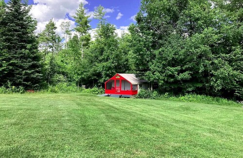 North River RV Rental | Beautiful Glamping Tent in the Adirondacks