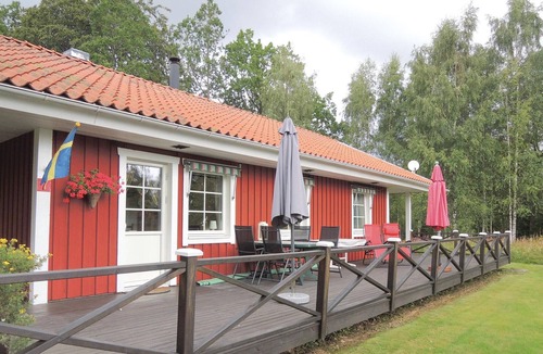 Vittaryd House | Beautiful home in Vittaryd with lake view