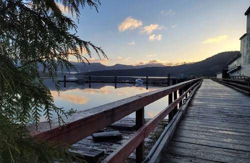 Winter Harbour House | Beautiful house with a cabin feel. Ocean view. EPIC fishing, beaches & wildlife!