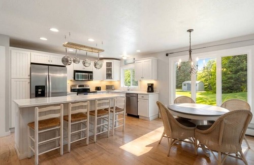 St Ignace Cottage | Beautiful Lakefront Cottage with Fire Pit in St. Ignace, Michigan