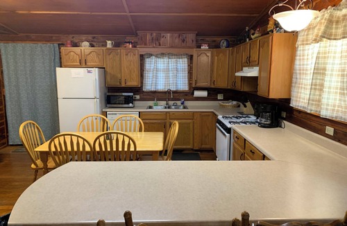 Norfork Cabin | Beautiful Log Cabin. Sleeps 2-8. Reds Landing boat ramp .5 mi away. A+ fishing.