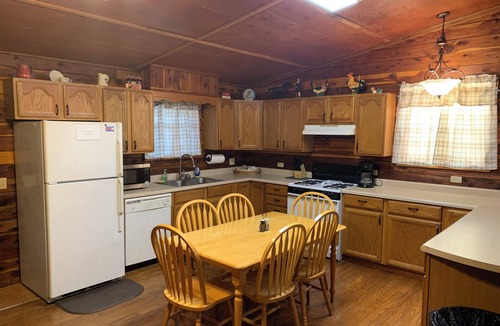 Norfork Cabin | Beautiful Log Cabin. Sleeps 2-8. Reds Landing boat ramp .5 mi away. A+ fishing.