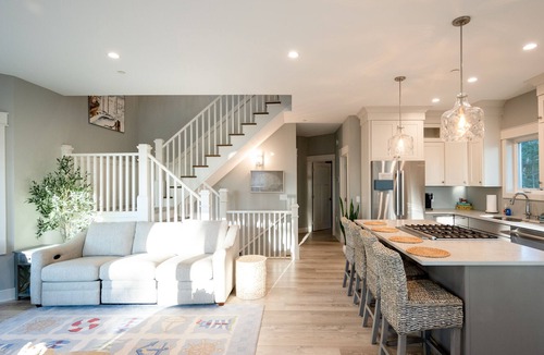 Norton Shores House | Beautiful New Home on Lake Michigan with Private Beach