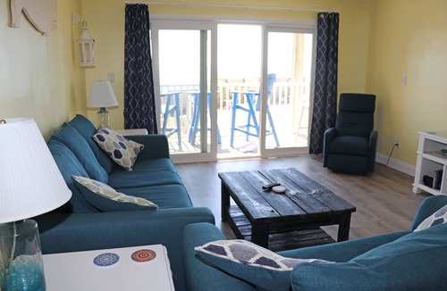 Sneads Ferry Condo | Beautiful Oceanfront Topsail Dunes Condo Steps From The Beach.