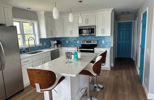 Fairhaven House | Beautiful Ocean Front House with Private Beach, Hot Tub and Spectacular Sunsets