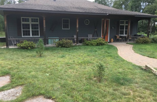 Minong House | Beautiful one level home on crystal-clear lake for year-round fun. Sleeps 10