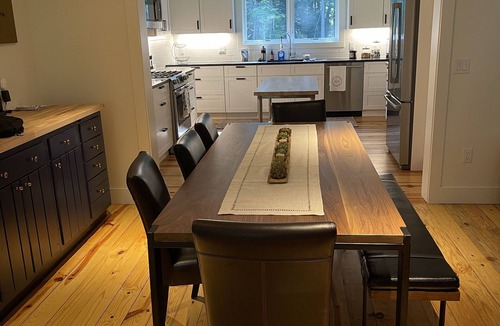 Monterey House | Beautiful, peaceful modern home in a wooded area with town beach lake access