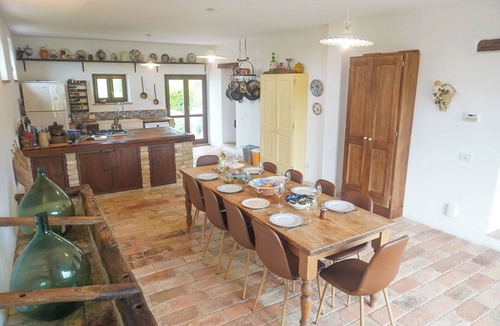 Montegiorgio Villa | Beautiful private villa for 14 people with WIFI, A/C, private pool, TV and panoramic view