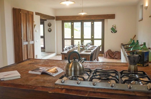 Montegiorgio Villa | Beautiful private villa for 14 people with WIFI, A/C, private pool, TV and panoramic view