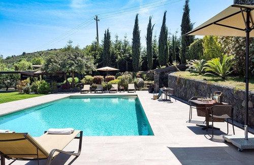 Viagrande Villa | Beautiful private villa for 7 people with A/C, WIFI, private pool, TV, terrace and panoramic view