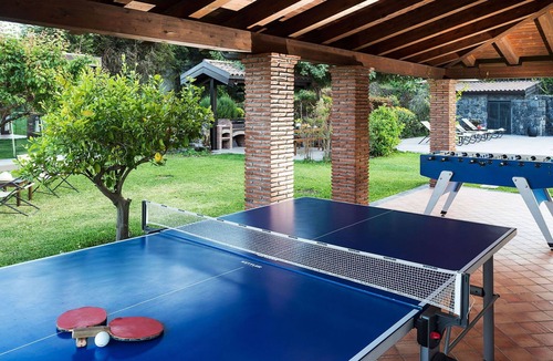 Viagrande Villa | Beautiful private villa for 7 people with A/C, WIFI, private pool, TV, terrace and panoramic view