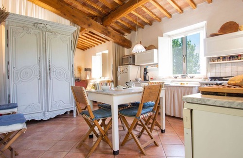 Lajatico Villa | Beautiful private villa for 6 people with A/C, private pool, WIFI, TV, patio and pets allowed