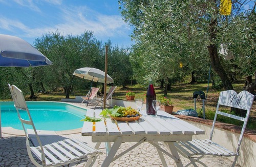Lajatico Villa | Beautiful private villa for 6 people with A/C, private pool, WIFI, TV, patio and pets allowed