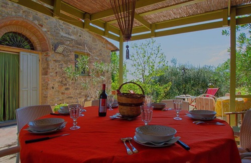 Lajatico Villa | Beautiful private villa for 6 people with A/C, private pool, WIFI, TV, patio and pets allowed