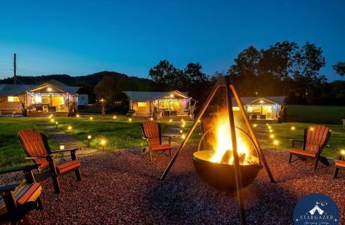 Wears Valley Other | Beautiful Secluded Tented Cabin with Fire Pit in Sevierville, Tennessee