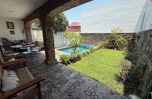 Cuernavaca House | Beautiful secure home with pool, jacuzzi and BBQ. (Suitable for some pets)