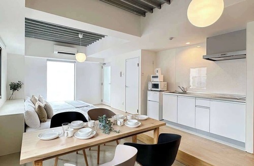 Hiroshima City Centre Apartment | Beautiful Studio Apt City Center for 6 Ppl