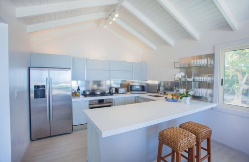 Dickenson Bay Villa | BEAUTIFUL SUNSET OCEANFRONT VILLA WITH INFINITY POOL