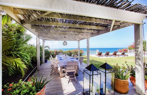 Dickenson Bay Villa | BEAUTIFUL SUNSET OCEANFRONT VILLA WITH INFINITY POOL
