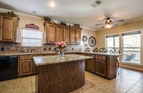 New Braunfels House | Beautiful Waterfront Retreat in Gated Community, Large Deck & River Access!