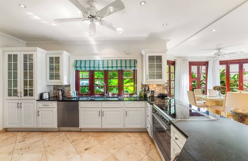 Gibbs Bay Villa | Beautiful west coast villa, stunning 140ft pool, 2 mins to beach/restaurants