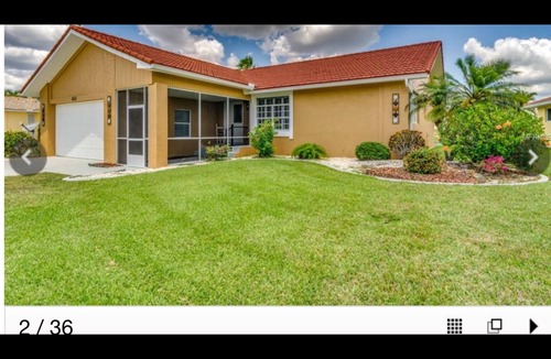 Burnt Store Isles House | Beautifully remodeled three bedroom two bath waterfront property with pool.