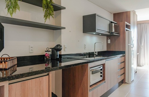 Coqueiros Apartment | Belíssimo Studio com Vista Mar em Coqueiros WZ3631