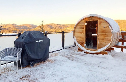 La Conception RV Rental | Bel Air Tremblant SNAIL DÔME : 1 LIT KING, JACUZZI, SAUNA
