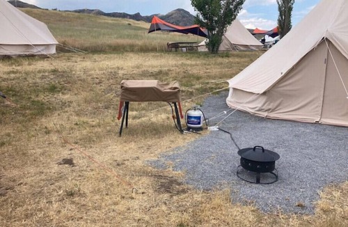 Morgan County RV Rental | Bell Tent #2 - The Fields at East Canyonn