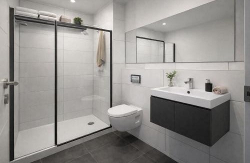Hanau Apartment | Bellahomes Boutique Studio mit Klima 5th Floor Balkon mit Schlossblick