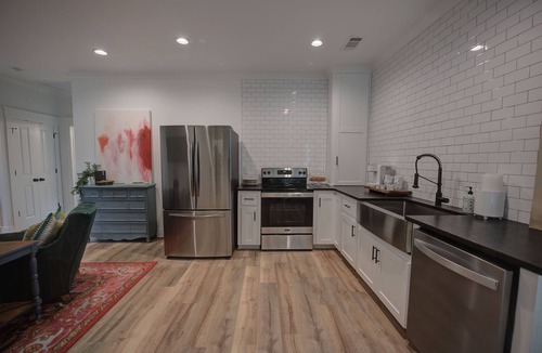 Benton Apartment | Benton Hideaway - walking distance to downtown, one minute to interstate.