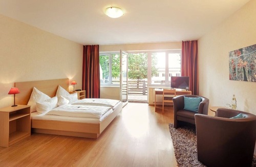 Sassenburg Apartment | Bernsteinsee Hotel and Ferien Lakeview Balcony