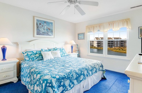 Ocean View Condo | Bethany Bay Second Floor Condo W/Shared Pool, Volleyball Courts & Free WiFi